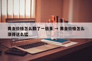 黄金价格怎么翻了一倍多 → 黄金价格怎么涨得这么猛