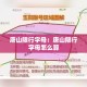 唐山限行字母：唐山限行字母怎么算