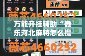 万能开挂辅助“微乐河北麻将怎么提高胜率”科技辅助神器手机版