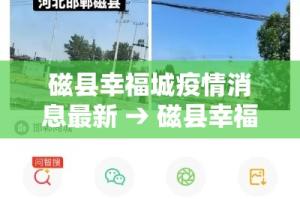 磁县幸福城疫情消息最新 → 磁县幸福城二手房房源