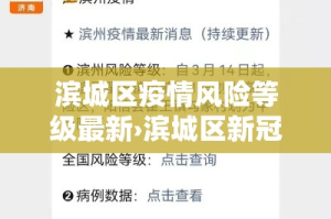 滨城区疫情风险等级最新›滨城区新冠肺炎