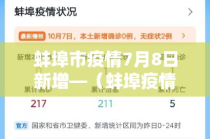 蚌埠市疫情7月8日新增—（蚌埠疫情通告）