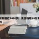 美国新增近4000例：美国新增28万累计58万