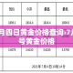 七月四日黄金价格查询›7月4号黄金价格