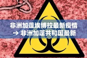 非洲加蓬埃博拉最新疫情 → 非洲加蓬共和国最新疫情