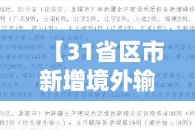 【31省区市新增境外输入13例,31省区市新增境外输入24例】