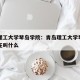 青岛理工大学琴岛学院：青岛理工大学琴岛学院现在叫什么