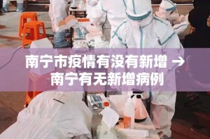 南宁市疫情有没有新增 → 南宁有无新增病例