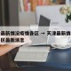天津最新情况疫情各区 → 天津最新情况疫情各区最新消息