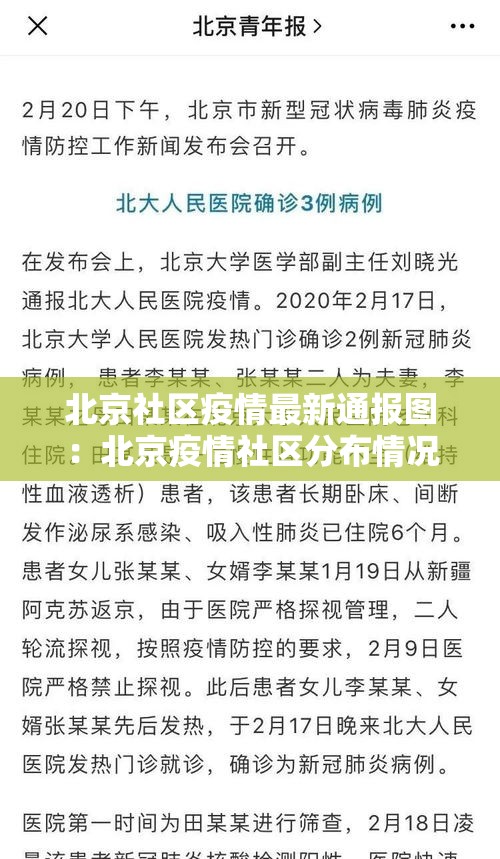 北京社区疫情最新通报图：北京疫情社区分布情况