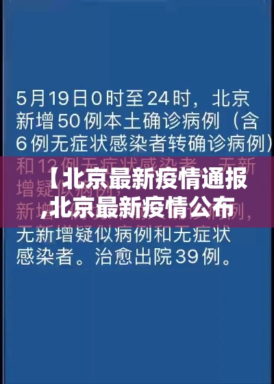 【北京最新疫情通报,北京最新疫情公布轨迹】 【北京最新疫情通报,北京最新疫情公布轨迹】