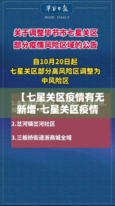 【七星关区疫情有无新增·七星关区疫情有无新增病例】