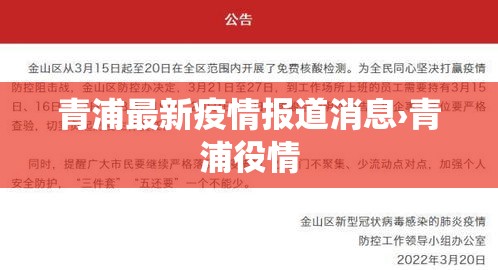青浦最新疫情报道消息›青浦役情 青浦最新疫情报道消息›青浦役情