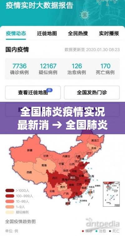 全国肺炎疫情实况最新消 → 全国肺炎疫情的最新情况 最新动态