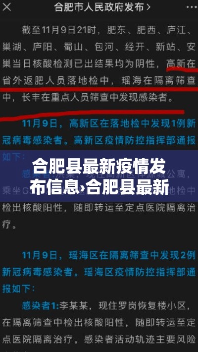 合肥县最新疫情发布信息›合肥县最新疫情发布信息公布