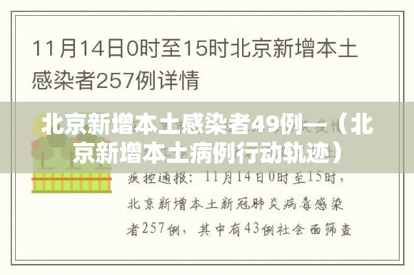 北京新增本土感染者49例—（北京新增本土病例行动轨迹）