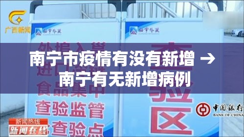 南宁市疫情有没有新增 → 南宁有无新增病例
