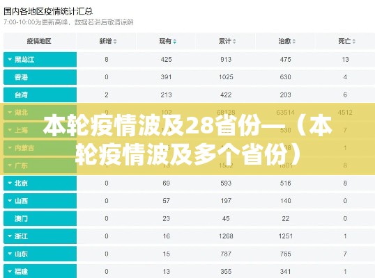 本轮疫情波及28省份—（本轮疫情波及多个省份）