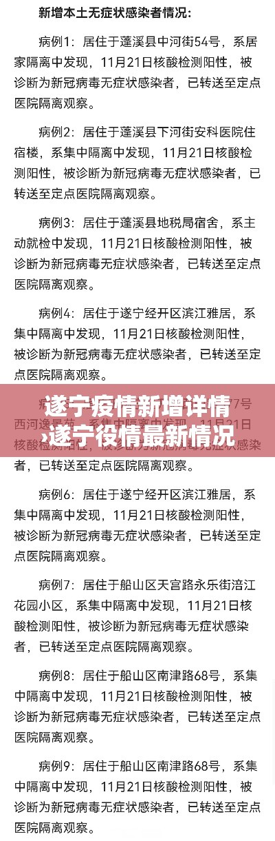 遂宁疫情新增详情›遂宁役情最新情况