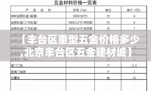 【丰台区重型五金价格多少,北京丰台区五金建材城】 【丰台区重型五金价格多少,北京丰台区五金建材城】