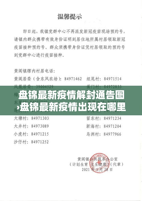 盘锦最新疫情解封通告图›盘锦最新疫情出现在哪里 盘锦最新疫情解封通告图›盘锦最新疫情出现在哪里