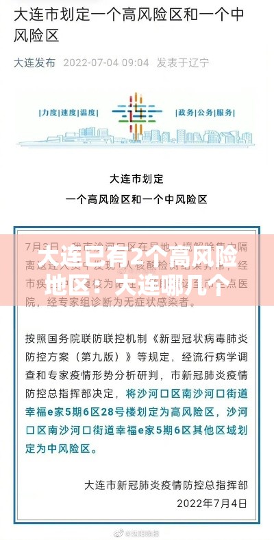 大连已有2个高风险地区：大连哪几个区是高风险