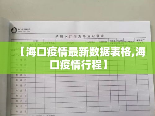 【海口疫情最新数据表格,海口疫情行程】
