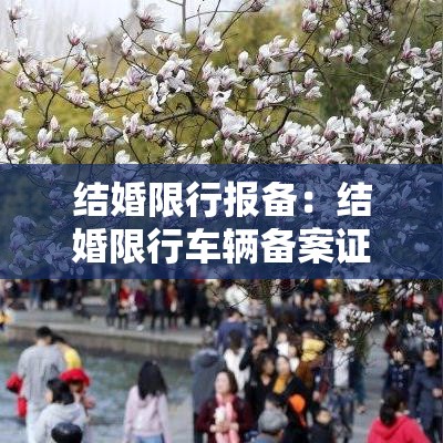 结婚限行报备：结婚限行车辆备案证明