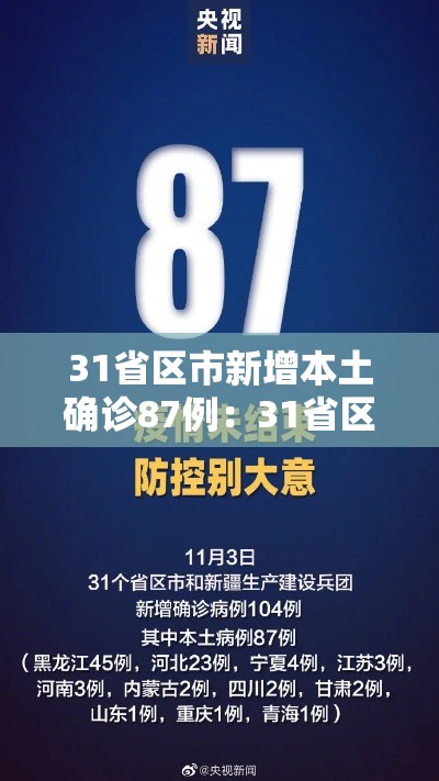 31省区市新增本土确诊87例:31省区市新增本土确诊病例47例 31省区市新增本土确诊87例:31省区市新增本土确诊病例47例