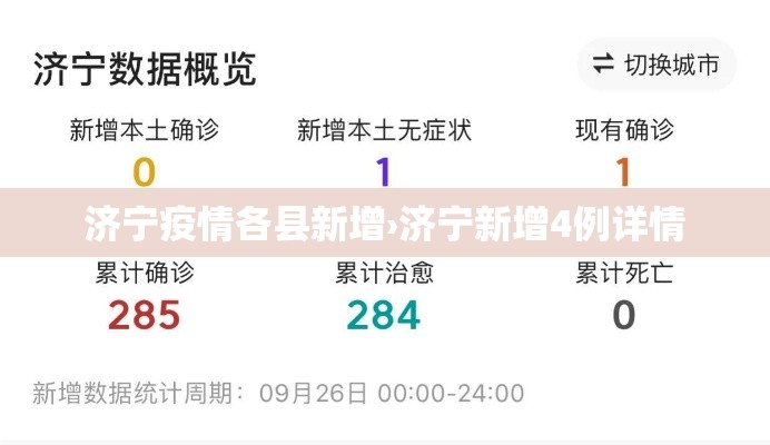 济宁疫情各县新增›济宁新增4例详情