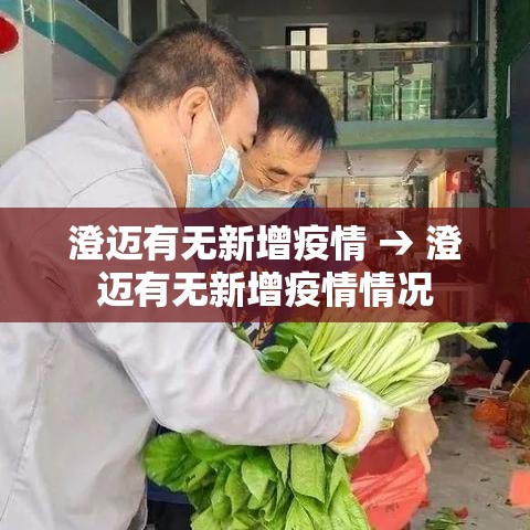 澄迈有无新增疫情 → 澄迈有无新增疫情情况