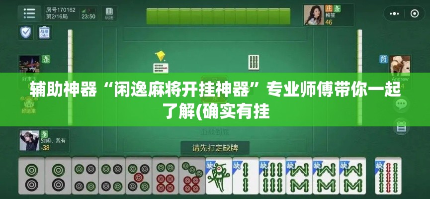 辅助神器“闲逸麻将开挂神器”专业师傅带你一起了解(确实有挂