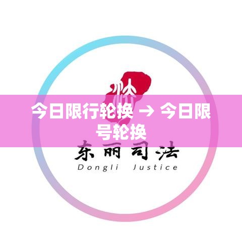 今日限行轮换 → 今日限号轮换