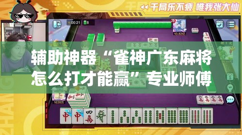 辅助神器“雀神广东麻将怎么打才能赢”专业师傅带你一起了解(确实有挂