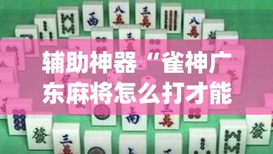 辅助神器“雀神广东麻将怎么打才能赢	”专业师傅带你一起了解(确实有挂