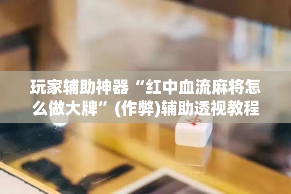 玩家辅助神器“红中血流麻将怎么做大牌”(作弊)辅助透视教程