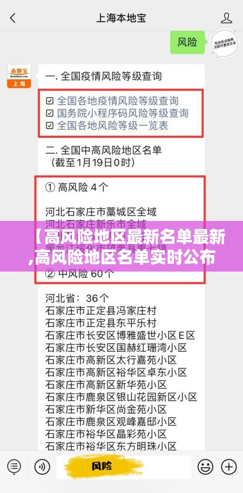 【高风险地区最新名单最新,高风险地区名单实时公布】 【高风险地区最新名单最新,高风险地区名单实时公布】
