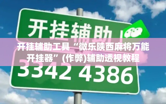 开挂辅助工具“微乐陕西麻将万能开挂器	”(作弊)辅助透视教程