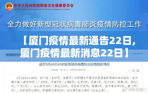 【厦门疫情最新通告22日,厦门疫情最新消息22日】