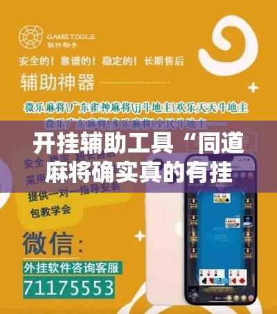 开挂辅助工具“同道麻将确实真的有挂	”科技辅助神器手机版