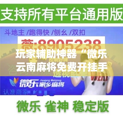 玩家辅助神器“微乐云南麻将免费开挂手机版”(作弊)辅助透视教程