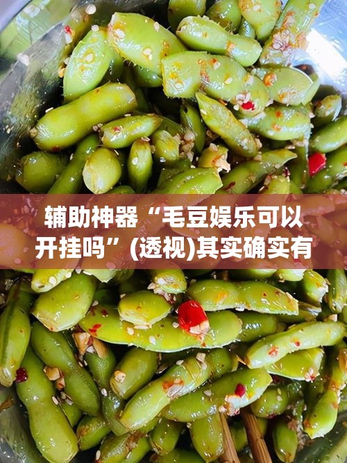 辅助神器“毛豆娱乐可以开挂吗”(透视)其实确实有挂