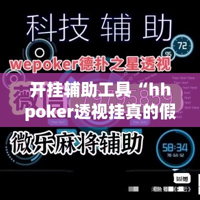 开挂辅助工具“hhpoker透视挂真的假的”专业师傅带你一起了解(确实有挂