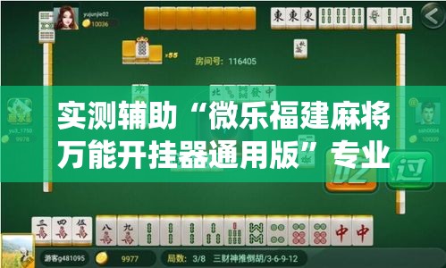 实测辅助“微乐福建麻将万能开挂器通用版	”专业师傅带你一起了解(确实有挂