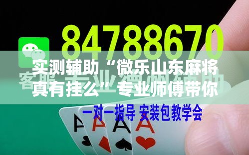 实测辅助“微乐山东麻将真有挂么”专业师傅带你一起了解(确实有挂