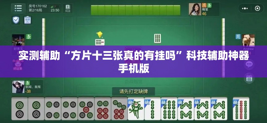 实测辅助“方片十三张真的有挂吗”科技辅助神器手机版