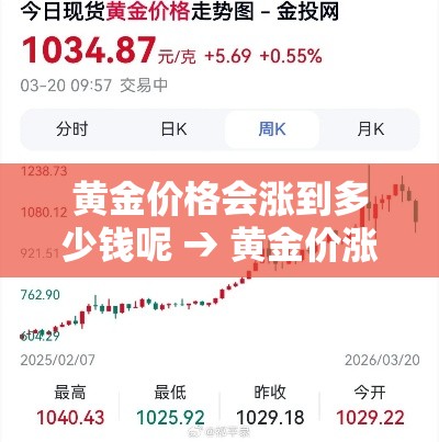 黄金价格会涨到多少钱呢 → 黄金价涨上来还会跌吗