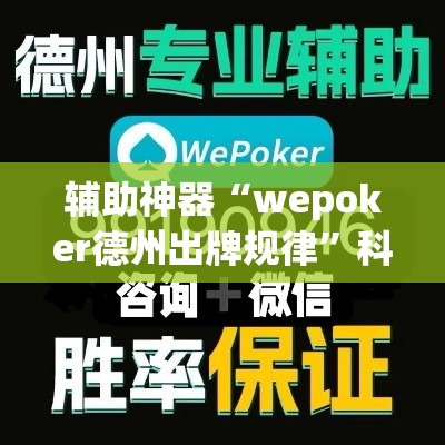 辅助神器“wepoker德州出牌规律”科技辅助神器手机版
