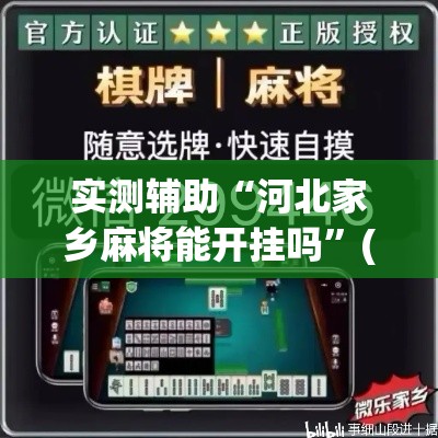 实测辅助“河北家乡麻将能开挂吗”(透视)其实确实有挂