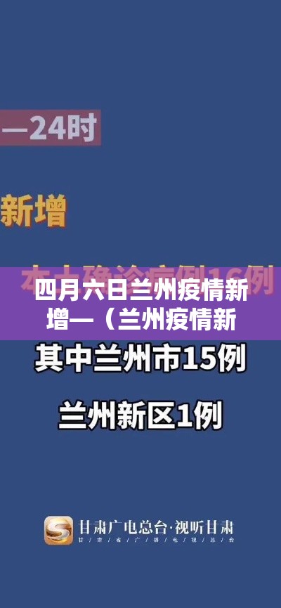 四月六日兰州疫情新增—（兰州疫情新增4例）